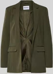 Pieces Loose fit lange blazer met coupenaden model 'BOZZY'