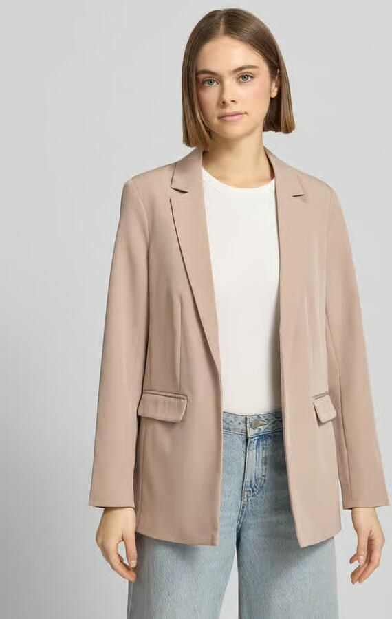 Pieces Loose fit lange blazer met figuurnaden model 'BOZZY' - Foto 10