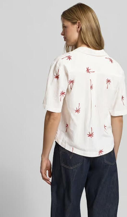Pieces loose fit overhemdblouse van puur biologisch katoen model 'KIANA' - Foto 4