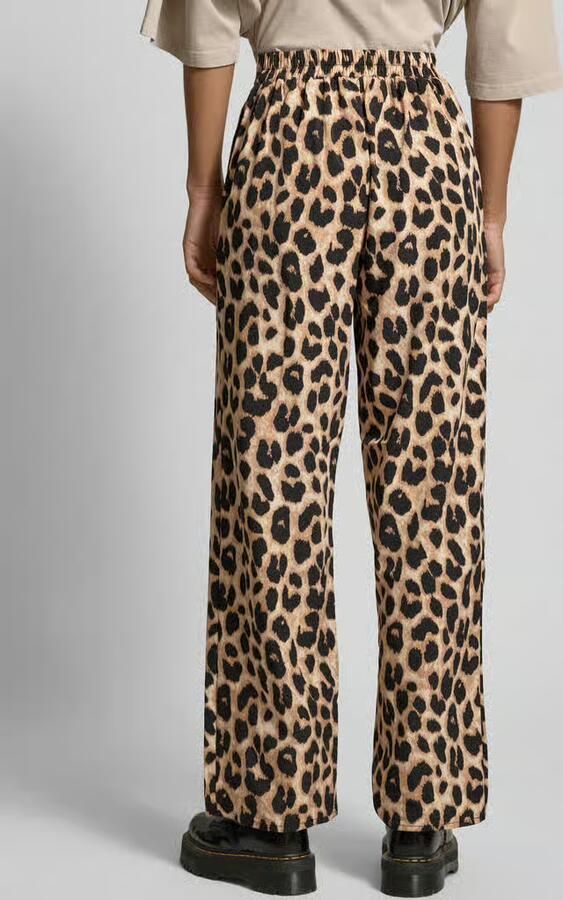 Pieces Loose fit stoffen broek met all-over print model 'GURLA' - Foto 4