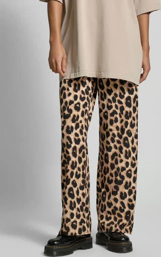 Pieces Loose fit stoffen broek met all-over print model 'GURLA' - Foto 5