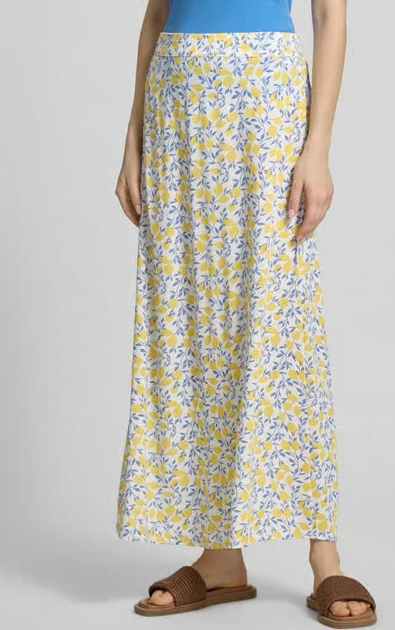 Pieces Maxirok van zuivere viscose model 'BARRI' - Foto 3