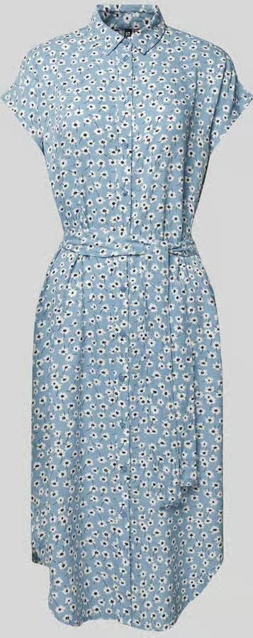 Pieces Midi-jurk met all-over print model 'NYA' - Foto 2
