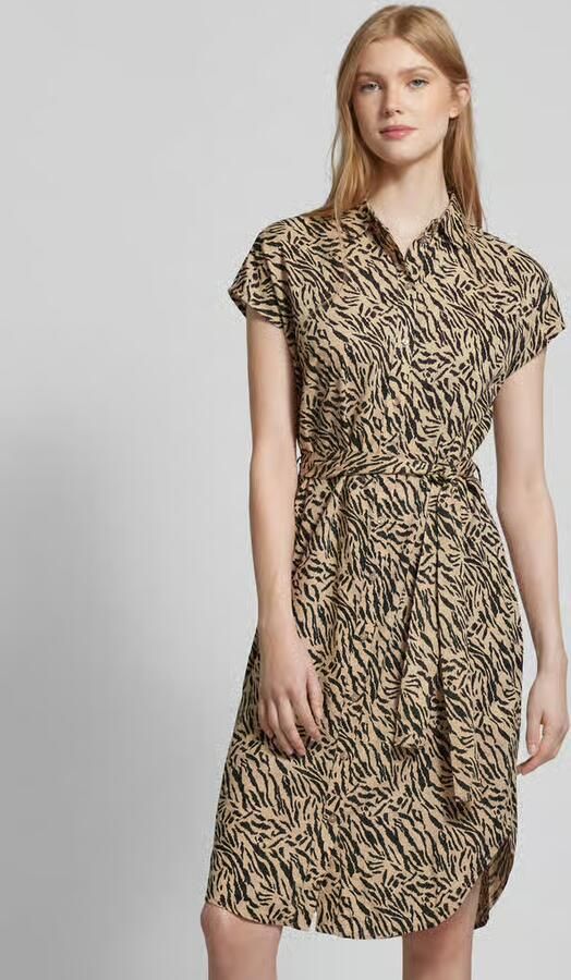 Pieces Midi-jurk met all-over print model 'NYA' - Foto 2