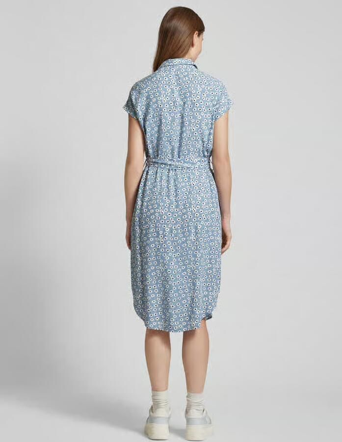 Pieces Midi-jurk met all-over print model 'NYA' - Foto 2