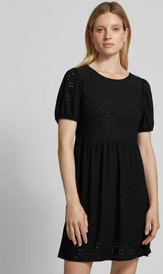 Pieces Mini-jurk met broderie anglaise - Foto 2