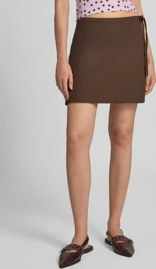 Pieces Nauwsluitende mini-rok in wikkellook model 'BOSELLA' - Foto 3