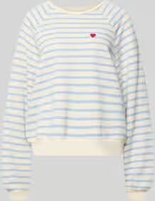 Pieces oversized sweatshirt van katoenmix model 'GRETA' - Foto 4