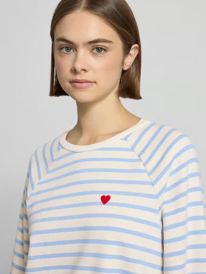 Pieces oversized sweatshirt van katoenmix model 'GRETA'