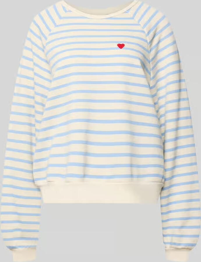 Pieces oversized sweatshirt van katoenmix model 'GRETA' - Foto 2