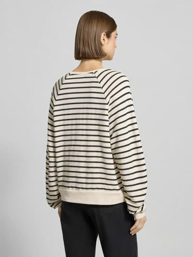 Pieces Oversized sweatshirt van katoenmix model 'GRETA' - Foto 4