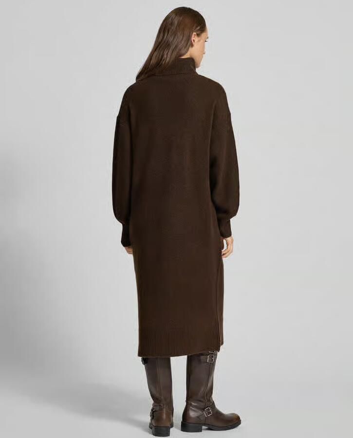 Pieces Oversized gebreide jurk met wol model 'MALOU'