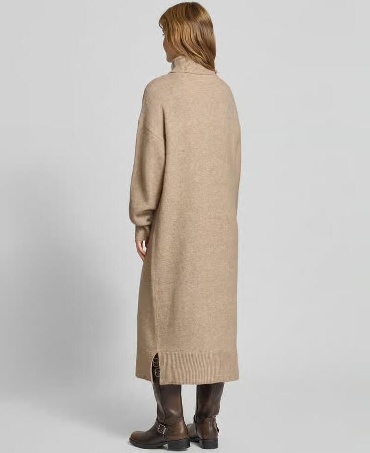 Pieces Oversized gebreide jurk met wol model 'MALOU'