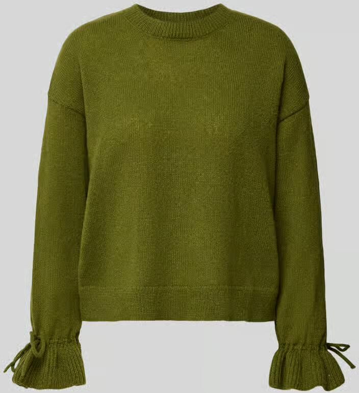 Pieces Pullover met geplooide mouwen