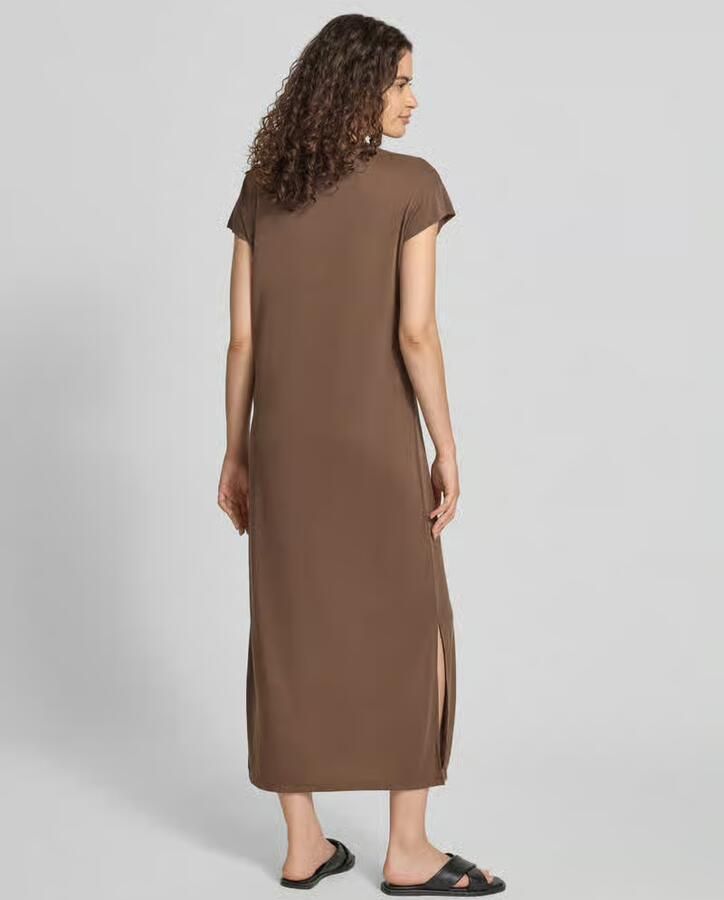 Pieces Rechte vrijetijdsjurk van viscosemix model 'ANORA' - Foto 3