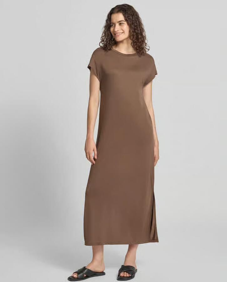Pieces Rechte vrijetijdsjurk van viscosemix model 'ANORA' - Foto 2