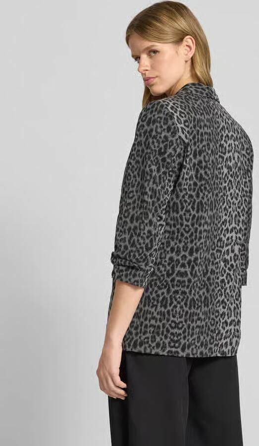 Pieces Regular fit lange blazer met all-over motief model 'BOSELLA' - Foto 3