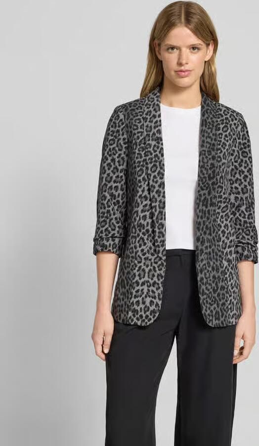 Pieces Regular fit lange blazer met all-over motief model 'BOSELLA' - Foto 8