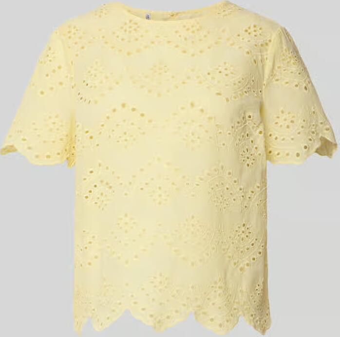 Pieces regular fit blouseshirt van puur katoen model 'VILDE' - Foto 2