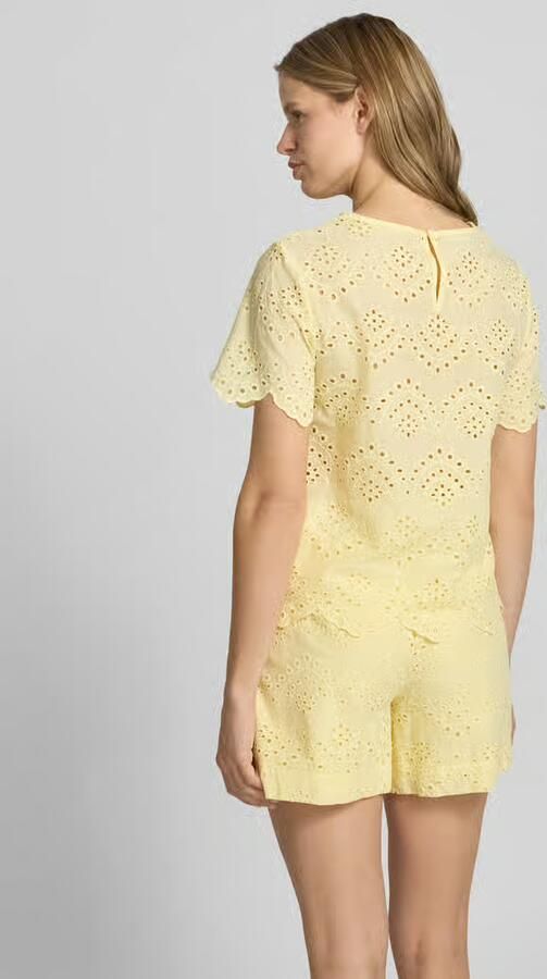 Pieces regular fit blouseshirt van puur katoen model 'VILDE' - Foto 4