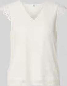 Pieces Kanten top PCOLLINE SL LACE V-NECK TOP WVN NOOS - Foto 7