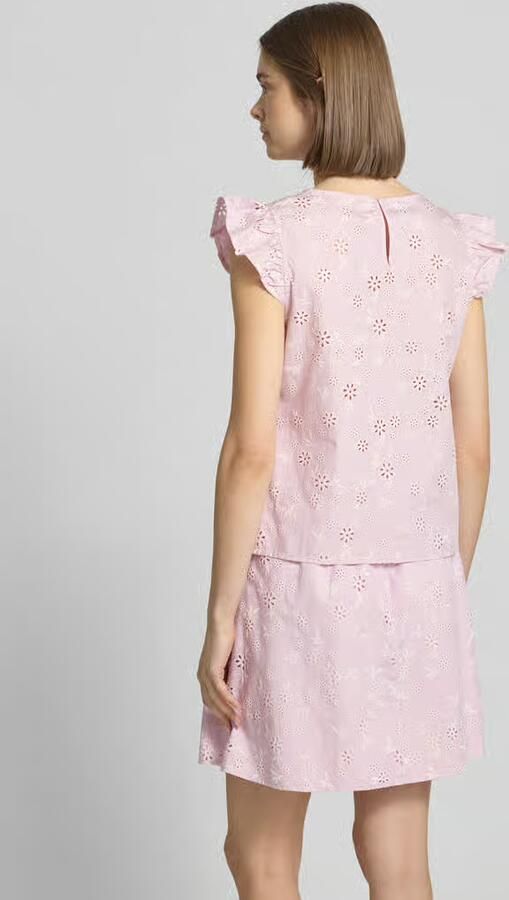 Pieces regular fit blousetop van puur katoen model 'BANNA' - Foto 3