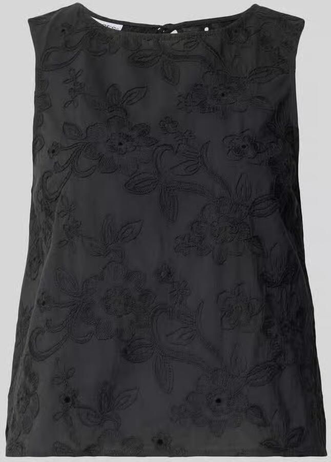 Pieces regular fit blousetop van puur katoen model 'PCGINGER' - Foto 2