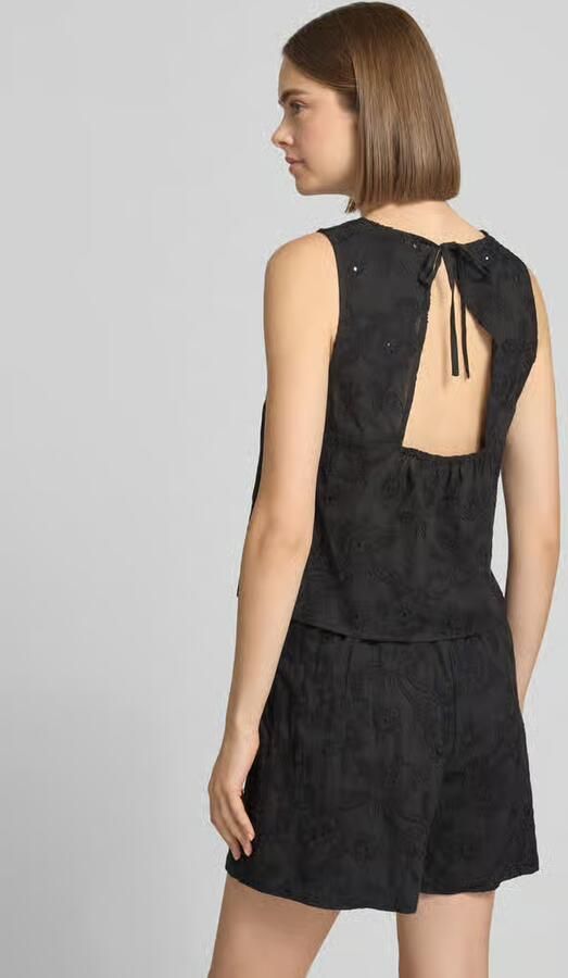 Pieces regular fit blousetop van puur katoen model 'PCGINGER'