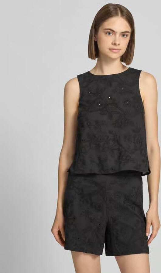 Pieces regular fit blousetop van puur katoen model 'PCGINGER' - Foto 4