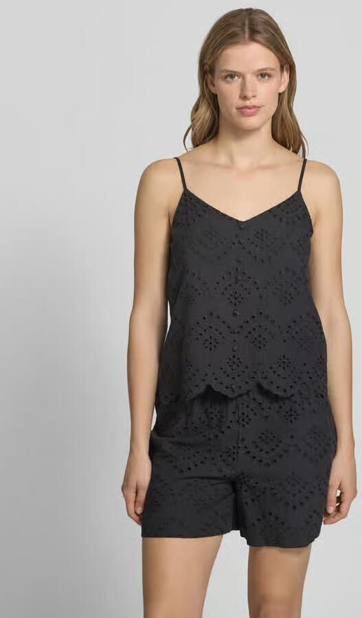 Pieces regular fit blousetop van puur katoen model 'VILDE' - Foto 6