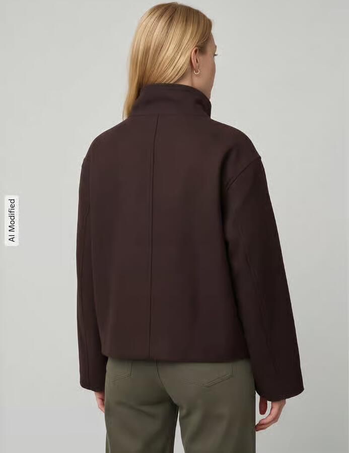 Pieces Regular fit blouson met opstaande kraag model 'GNES' - Foto 2