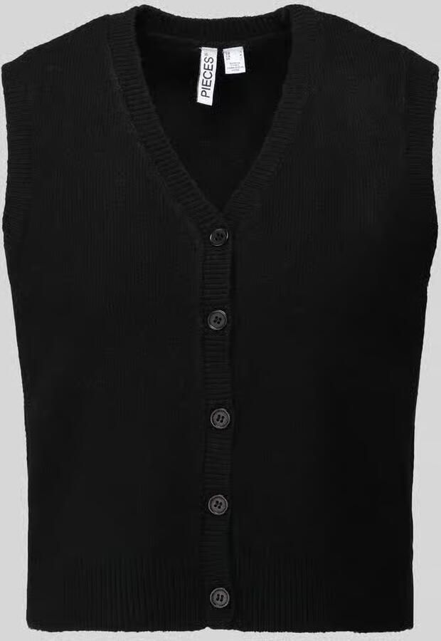 Pieces Regular fit bodywarmer met v-hals model 'SALLY'