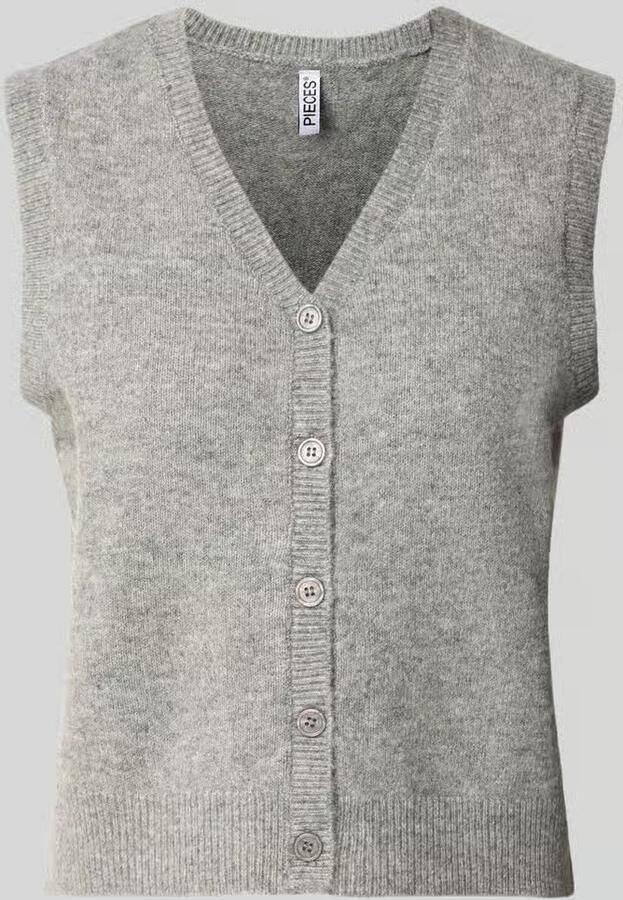 Pieces Regular fit bodywarmer met v-hals model 'SALLY'