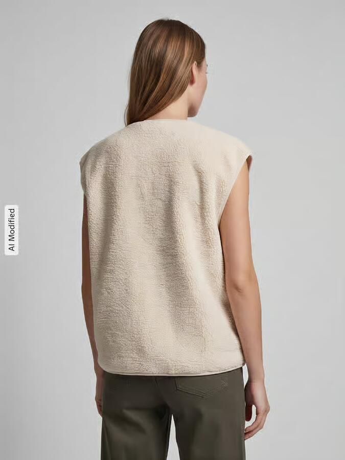 Pieces Regular fit bodywarmer met zijwaartse steekzakken model 'KATTY' - Foto 7