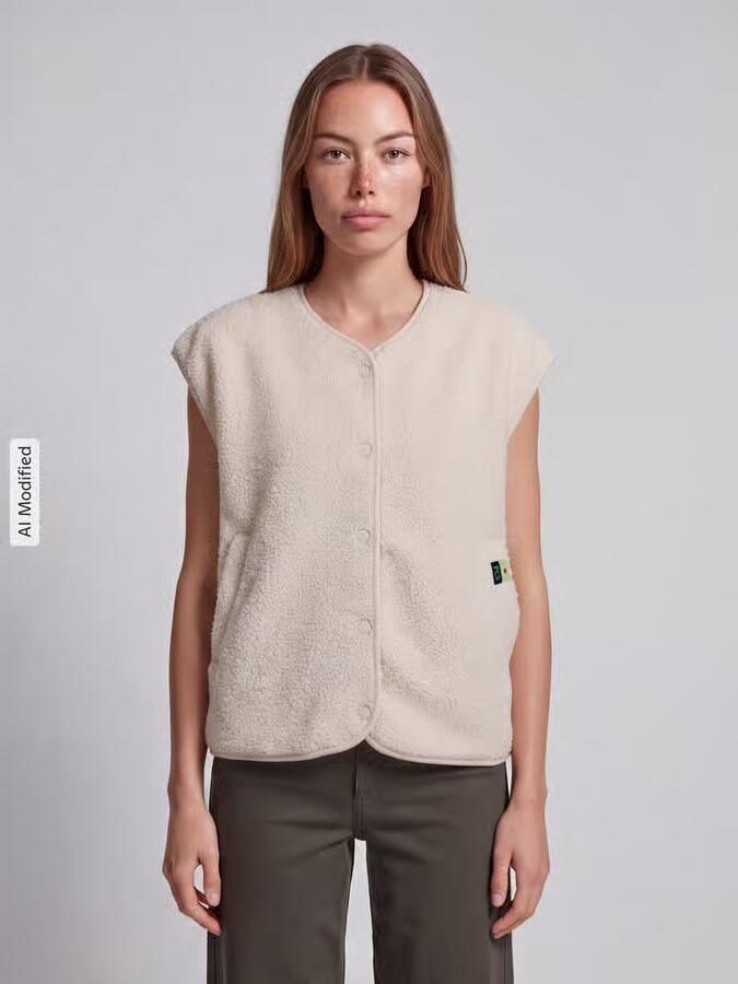 Pieces Regular fit bodywarmer met zijwaartse steekzakken model 'KATTY' - Foto 8