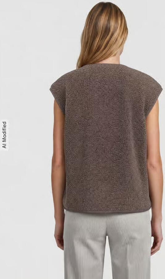 Pieces Regular fit bodywarmer met zijwaartse steekzakken model 'KATTY' - Foto 3