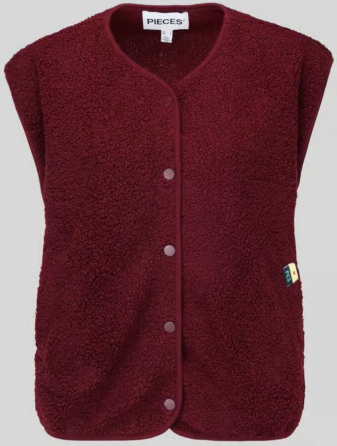 Pieces Regular fit bodywarmer met zijwaartse steekzakken model 'KATTY' - Foto 4