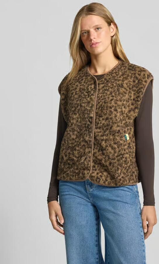 Pieces Regular fit bodywarmer met zijwaartse steekzakken model 'KATTY' - Foto 4