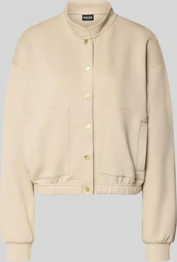 Pieces regular fit bomberjack met viscose model 'TALIA' - Foto 2