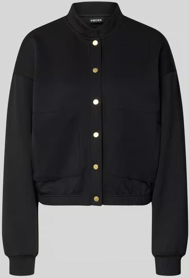 Pieces regular fit bomberjack met viscose model 'TALIA' - Foto 2