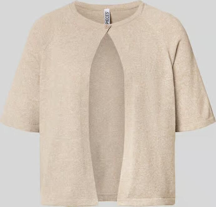 Pieces Regular fit cardigan met 1-knoopssluiting model 'BREE'