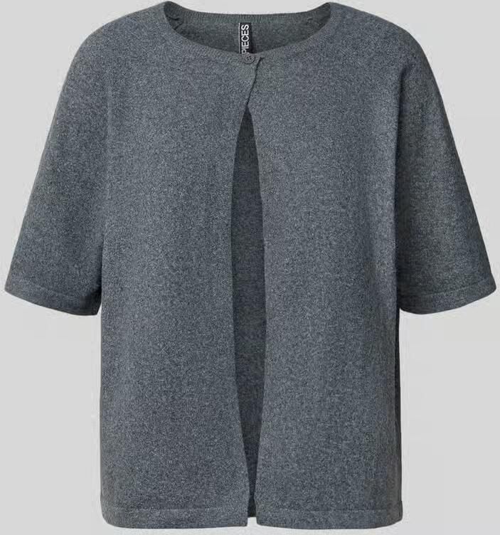 Pieces Regular fit cardigan met 1-knoopssluiting model 'BREE' - Foto 2