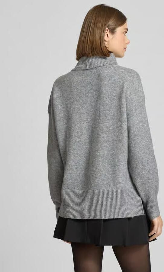 Pieces Regular fit coltrui met wol model 'MALOU' - Foto 11