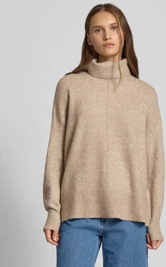 Pieces Regular fit coltrui met wol model 'MALOU' - Foto 2