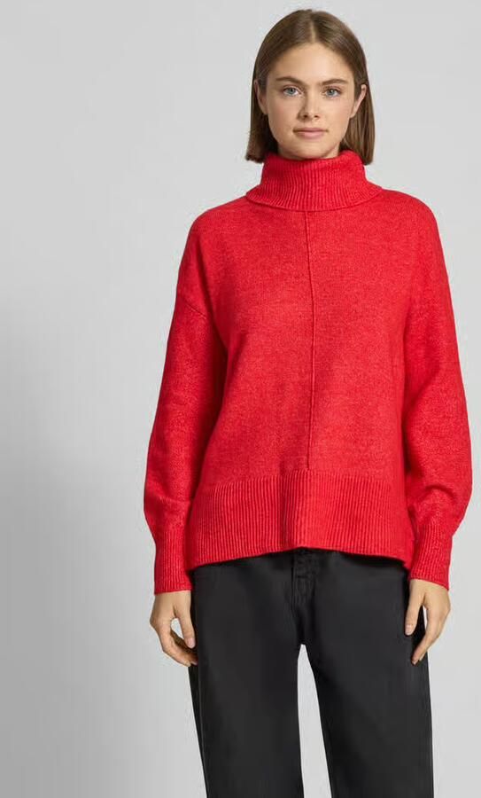 Pieces Regular fit coltrui met wol model 'MALOU' - Foto 2