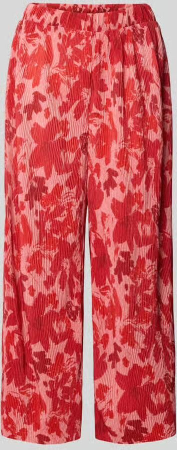 Pieces regular fit culotte met all-over motief model 'FLORA' - Foto 2