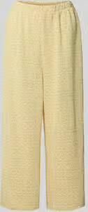 Pieces regular fit culotte met all-over motief model 'FLORA'