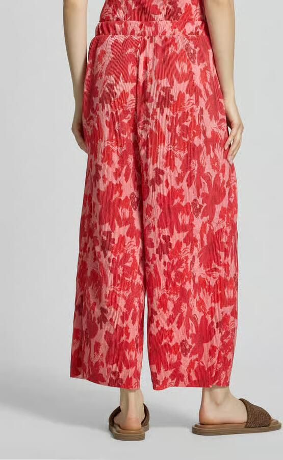 Pieces regular fit culotte met all-over motief model 'FLORA' - Foto 3