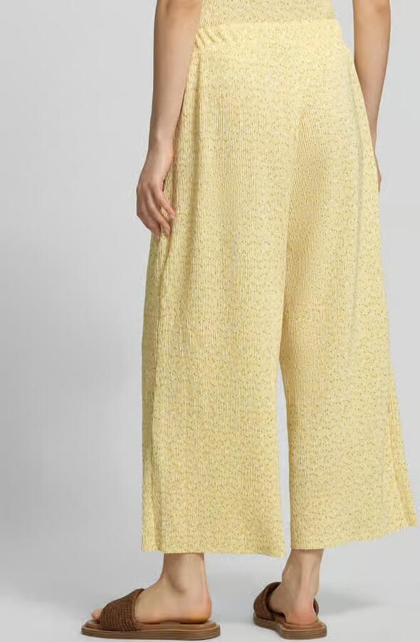 Pieces regular fit culotte met all-over motief model 'FLORA' - Foto 3