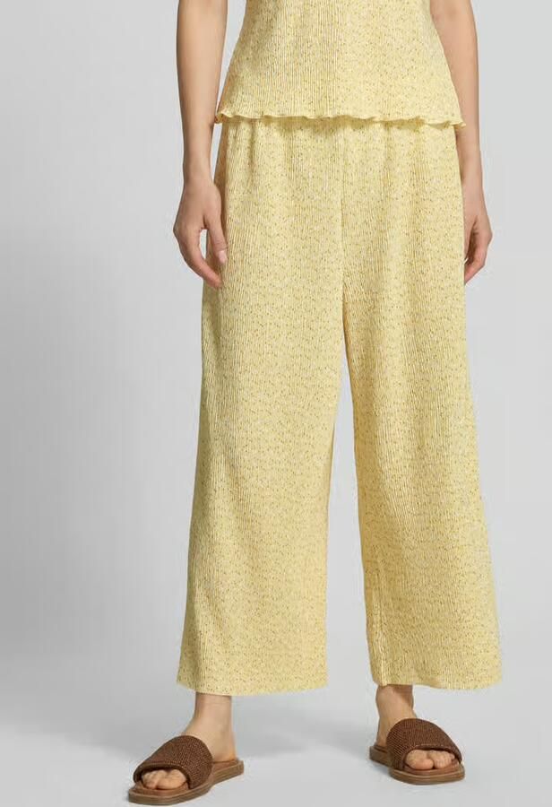 Pieces regular fit culotte met all-over motief model 'FLORA' - Foto 2